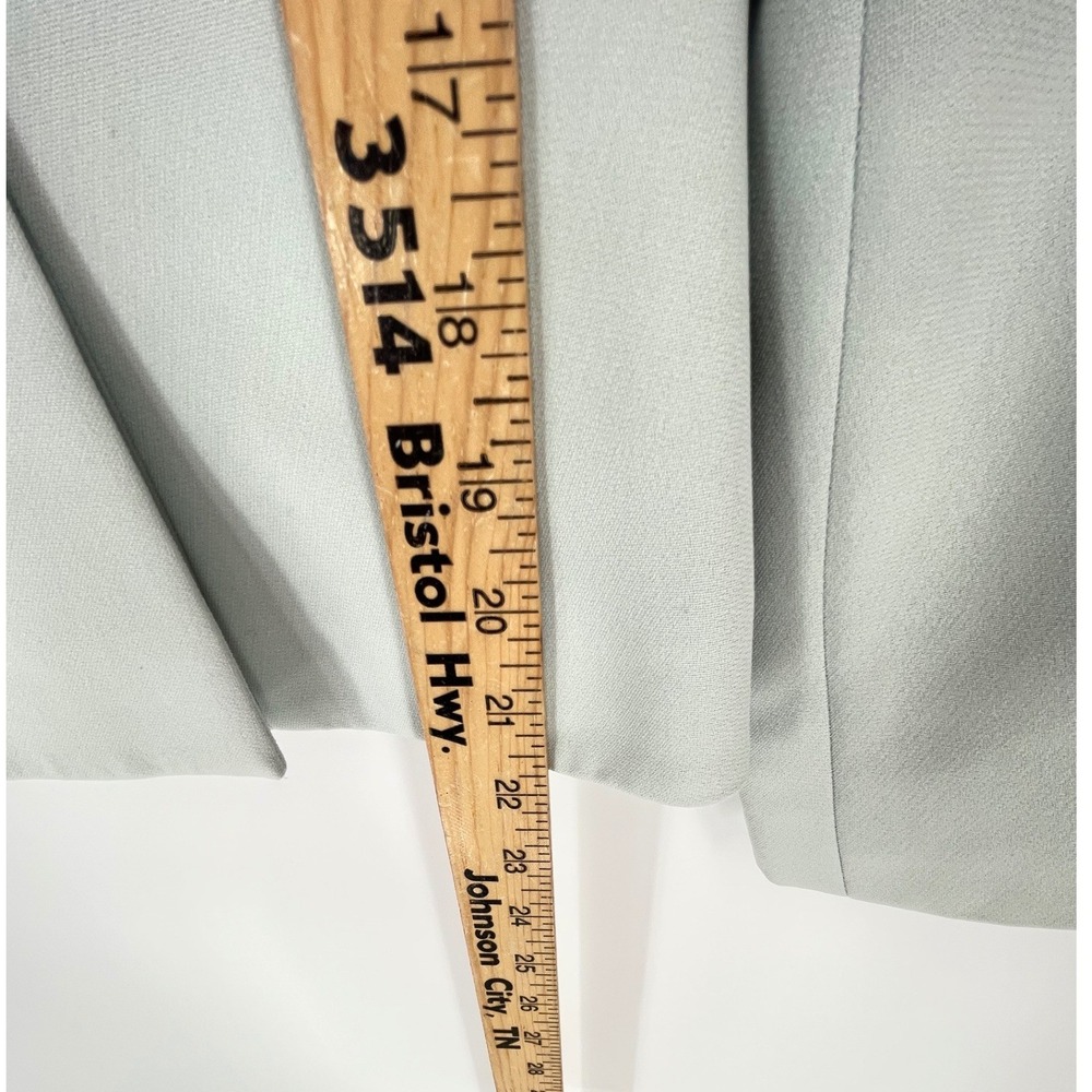 Vtg Kasper for A.S.L. Women Blazer 4 Peplum Shawl Collar Gray Double Breasted - Picture 4 of 11